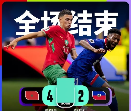 世界杯-摩洛哥4-2海地小组第二晋级 赛巴里连续三场进球